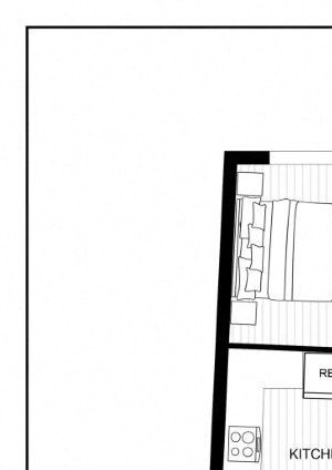 BLU Bellevue Apartments 1x1 4 Floor Plan BLU Bellevue Apartments 1x1 4 Floor Plan